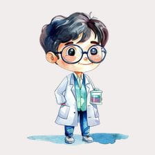 Little Scientist Clipart