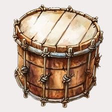 vintage drum clipart