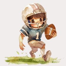 football player clipart