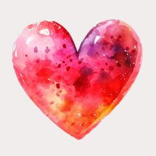 cute heart clipart