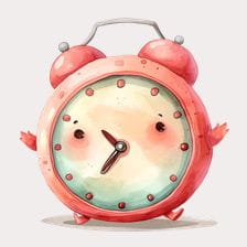 cute time clipart