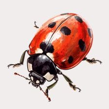 realistic ladybug clipart