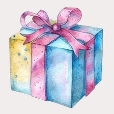 cute present clipart