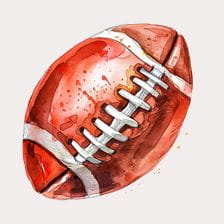 Cute Football Clipart