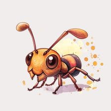 cute cartoon ant