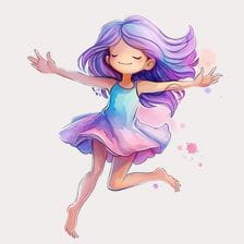 watercolor dancing clipart