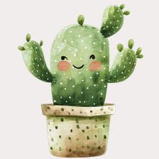 cute cactus clipart