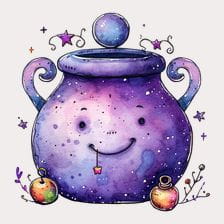 cute cauldron clipart