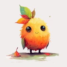 cute fall creature clipart