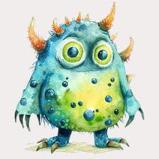 cute monster clipart