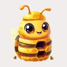 cute beehive clipart