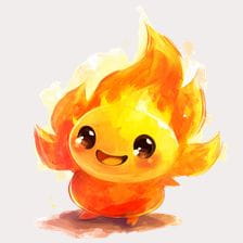 cute flames clipart