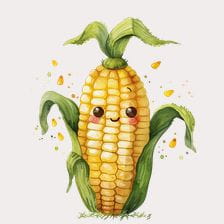 Cute Corn Clipart