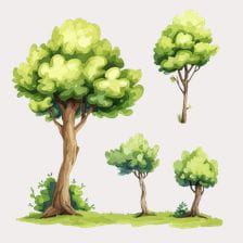 Tree Clipart Set