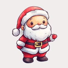Cute santa claus clipart
