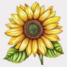 sunflower clipart