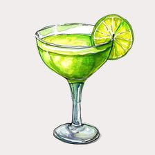 lime margarita clipart