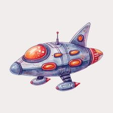 alien spaceship clipart