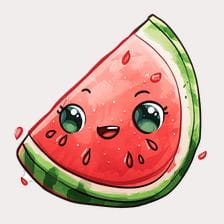 Slice Watermelon Clipart