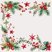 Christmas Border Frame Clipart