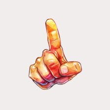 Hand Pointing Finger Clipart
