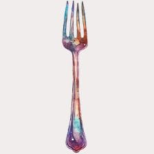 watercolor fork clipart