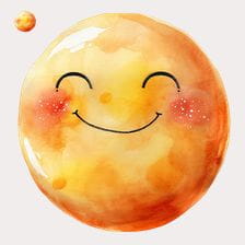 Smiling Sun Clipart