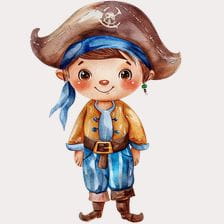 cute pirate clipart