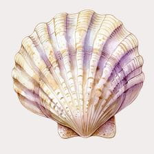 cute seashell clipart