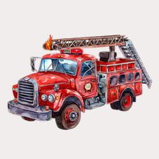 fire truck clipart