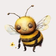 adroable bee clipart