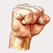 realistic Fist Clipart