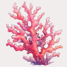 Pink Brain Coral clipart