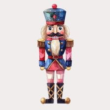 cute Christmas Nutcracker Clipart