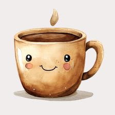 brown Coffee Cup Clipart