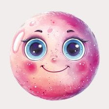 pink Moon Clipart