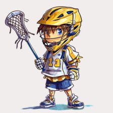 lacrosse boy clipart