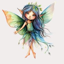 Watercolor Fairy Clipart