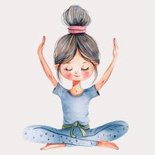 girl yoga clipartyoga clipart
