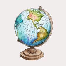 world globe clipart