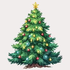Christmas tree clipart