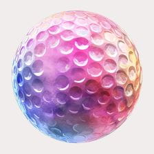 colorful Golf Ball Clipart