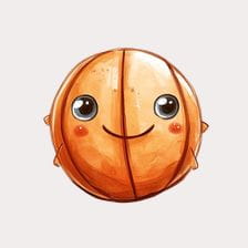 Cute Cartoon Basketball