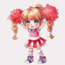 cheerleading clipart