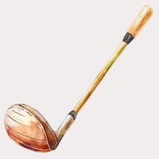 cute golf club clipart