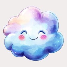Cute cloudy clipart