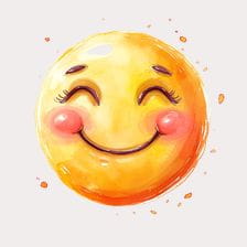 warm smiley face clipart