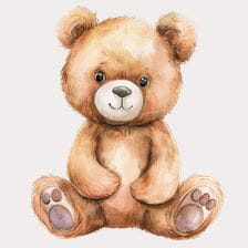 cute teddy bear clipart