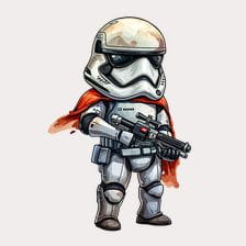Cute First Order Stormtrooper Clipart