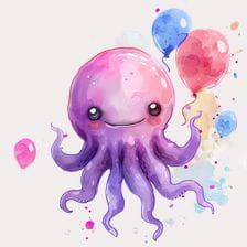 party octopus clipart